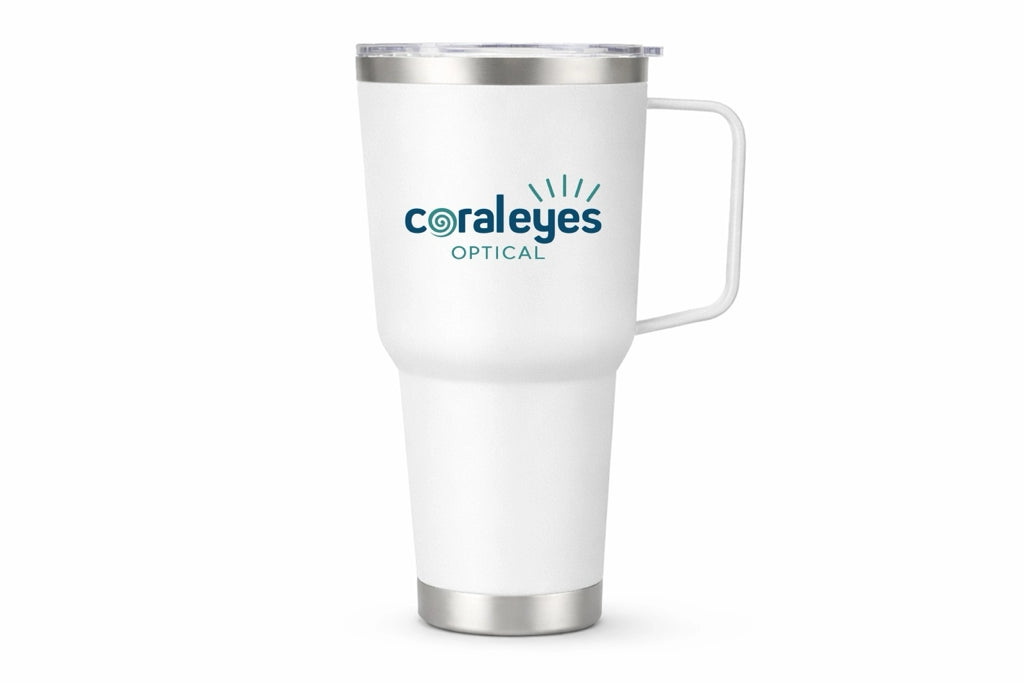 30oz Tumbler with Handle and Lid