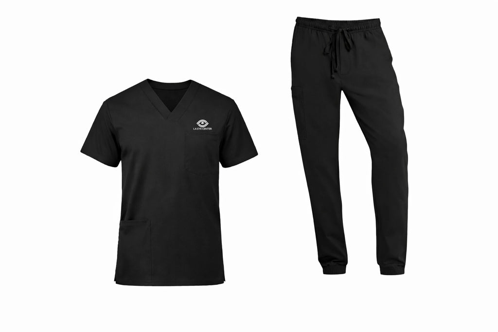 Mens Stretch Jogger Scrub Set