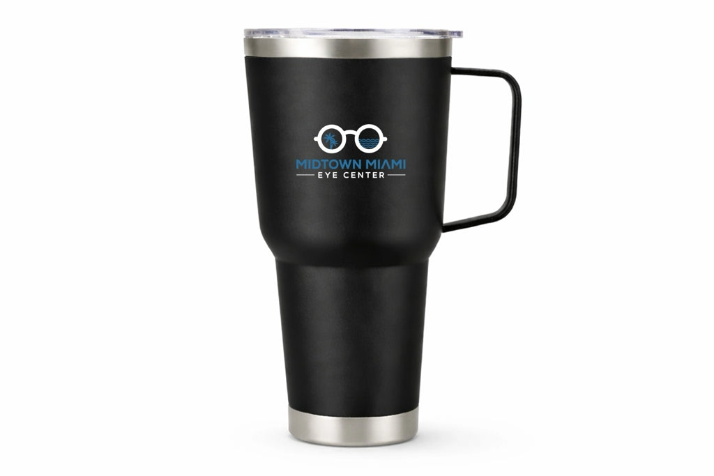 30oz Tumbler with Handle and Lid