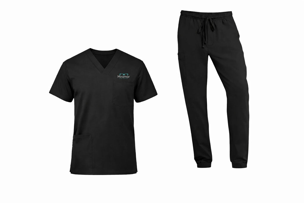 Mens Stretch Jogger Scrub Set