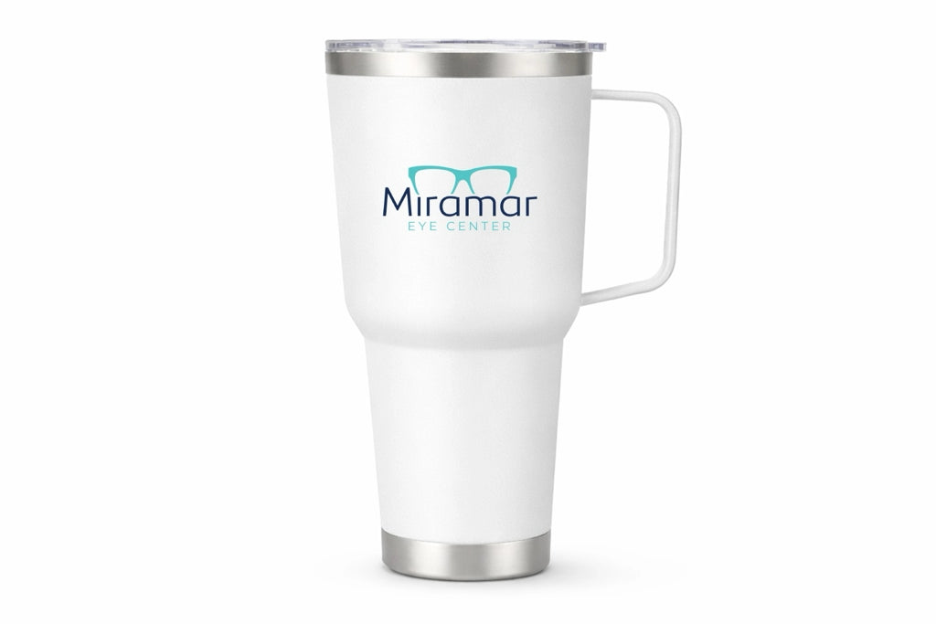 30oz Tumbler with Handle and Lid