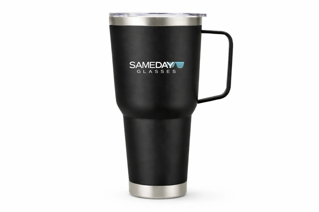 30oz Tumbler with Handle and Lid