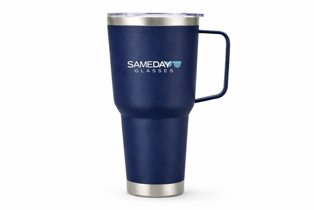 30oz Tumbler with Handle and Lid