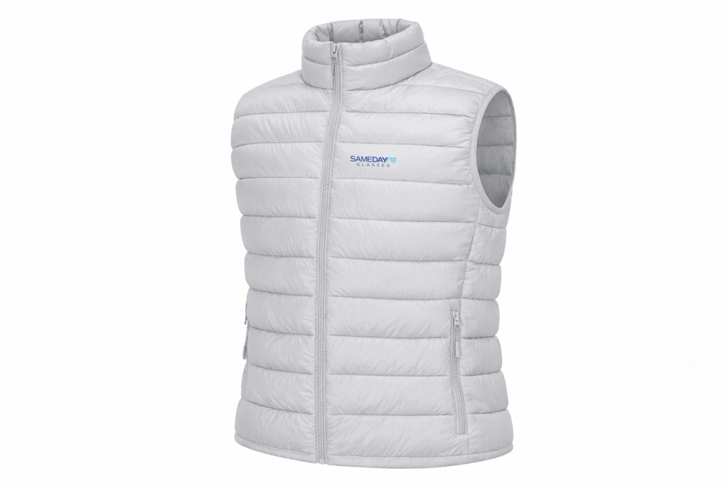 Puffer Vest Lightweight Sleeveless Jacket Full Zipper