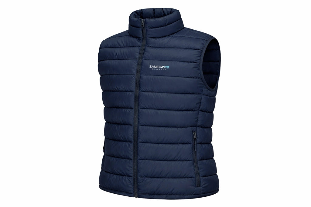 Puffer Vest Lightweight Sleeveless Jacket Full Zipper